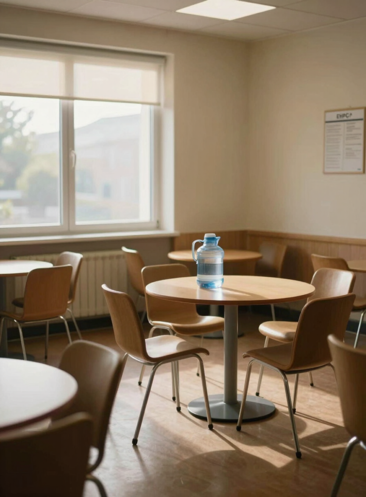 Espace de vie calme au sein d’un établissement médico-social